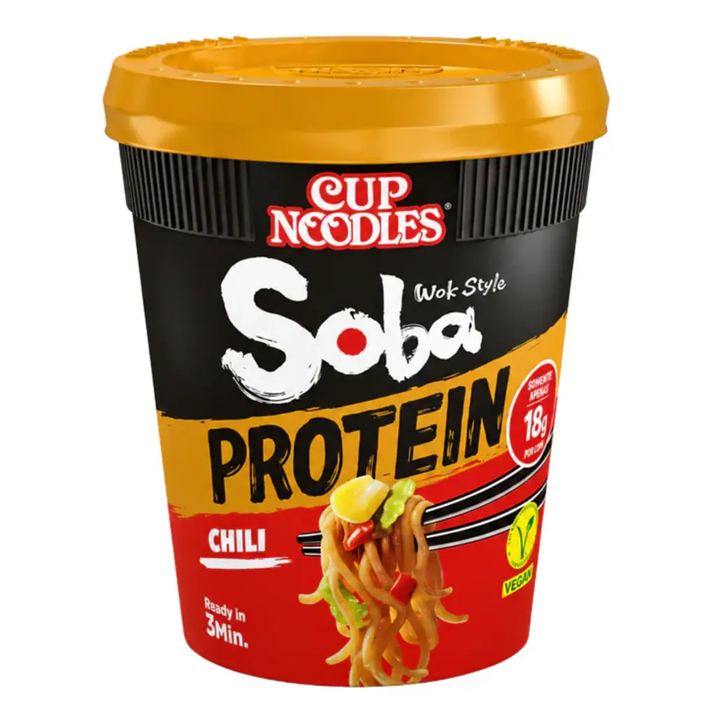 Локшина Nissin Cup Noodles Soba Protein Chili 92 г