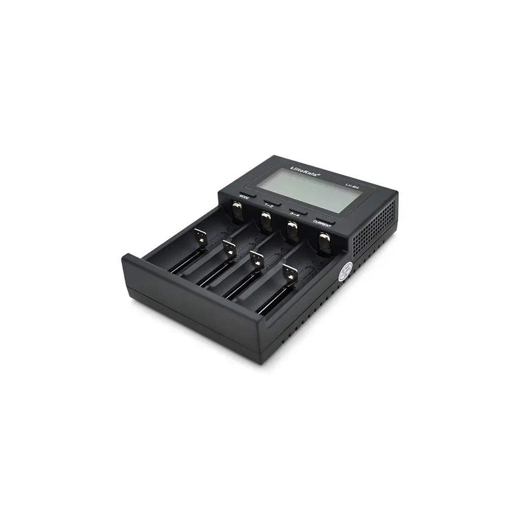 Зарядний пристрій для акумуляторів Liitokala 4 Slots, LED display, 5V Type C, 3.7V/1.2V AA/AAA 18650/26650/16340/14500/10440/18500 (Lii-M4) - фото 2