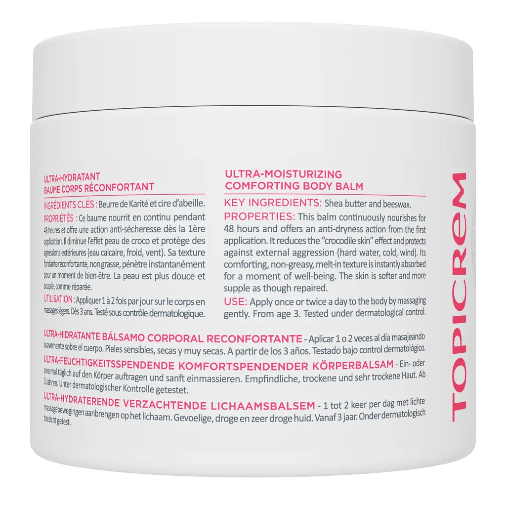 Ультразволожувальний заспокійливий бальзам для тіла Topicrem 380 мл - фото 4