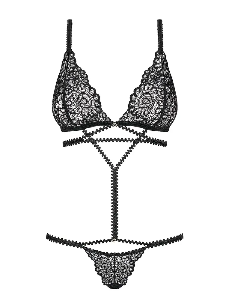 Боді Obsessive Mixty L/XL чорний - фото 5