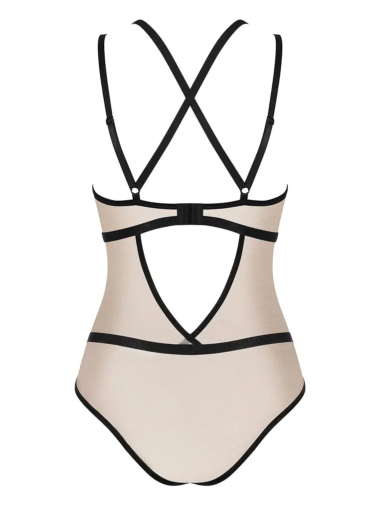 Боді Obsessive Nudelia S/M тілесний - фото 6
