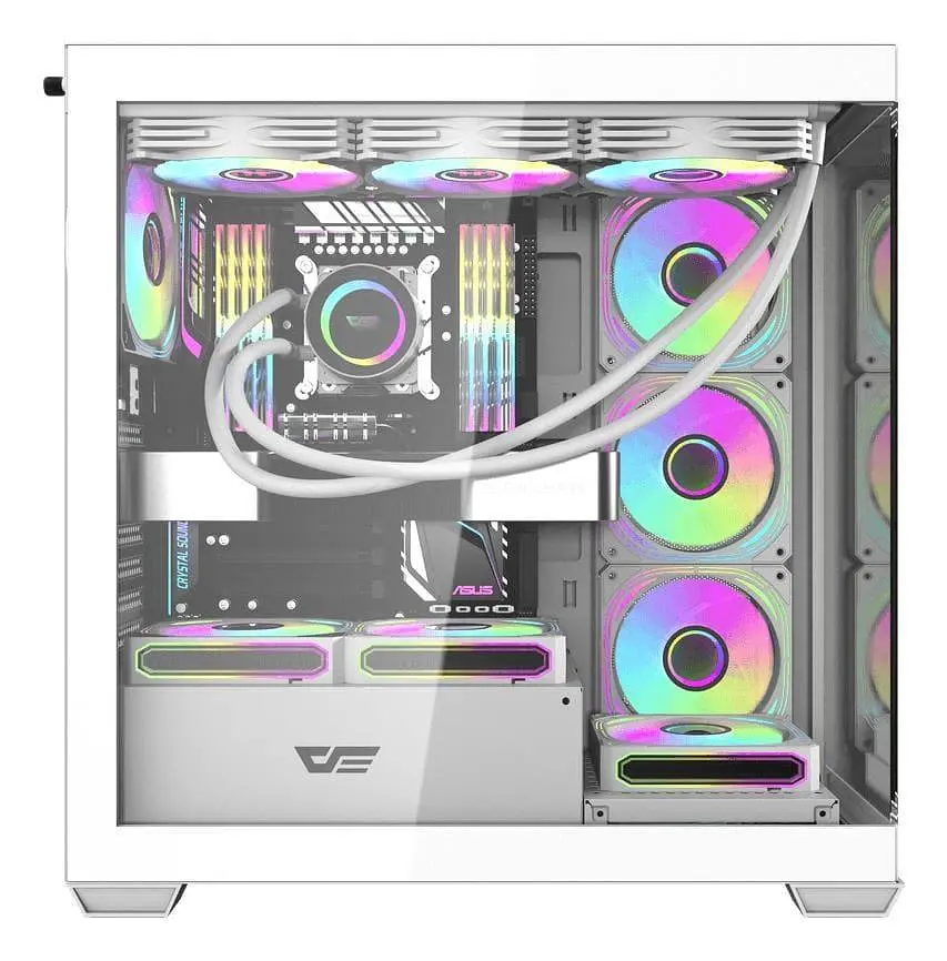 Корпус Darkflash DS900W без БЖ White (DS900W WHITE) - фото 3