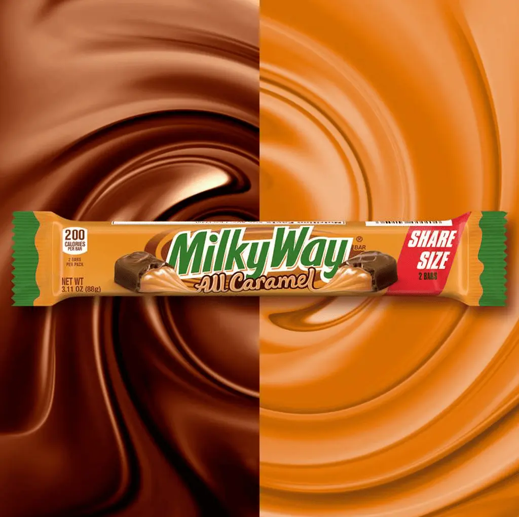 Шоколадний батончик Milky Way All Caramel Milk Chocolate Bar Share Size 88 г - фото 3