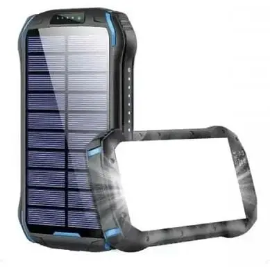 Зовнішній акумулятор Hoco DB51 8000mAh Sunpower solar power bank with light + сонячна панель 6942007621403 - фото 3