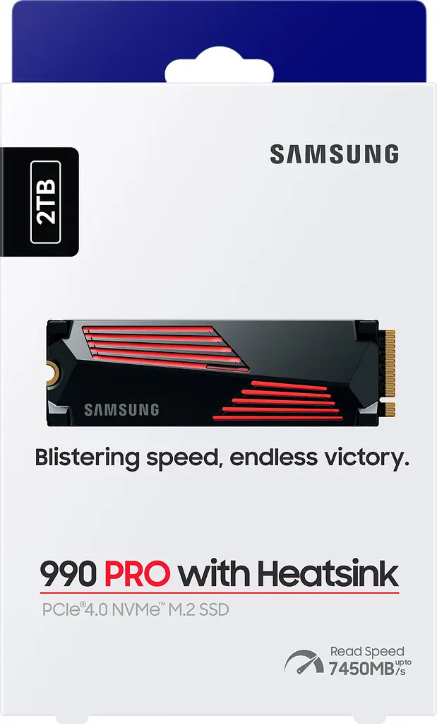Samsung Накопичувач SSD M.2 2TB PCIe 4.0 990PRO + радіатор - фото 9