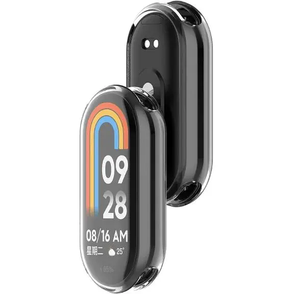 Чохол-накладка DK для Xiaomi Mi Smart Band 9 Silicone Face Case (clear) - фото 2
