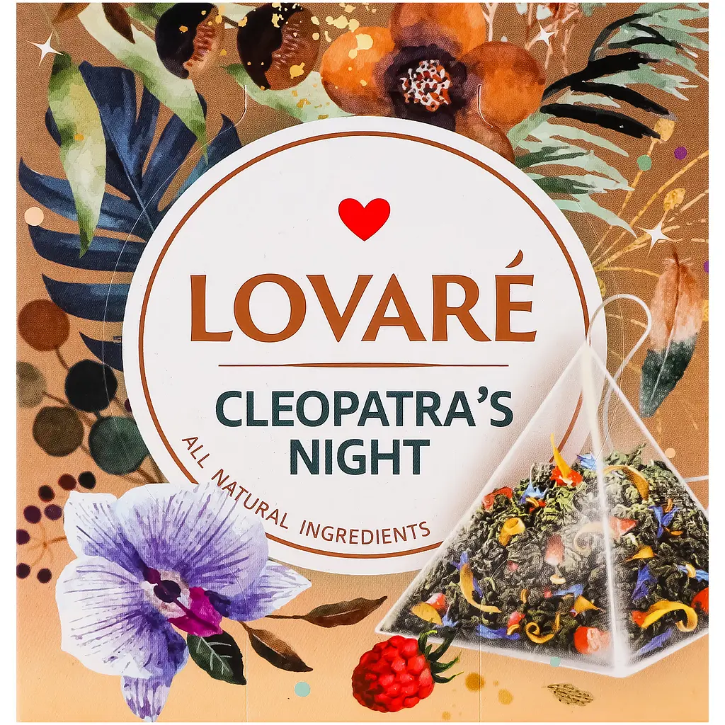 Чай зелений Lovare Cleopatra's Night 30 г (15 шт. х 2 г) - фото 2
