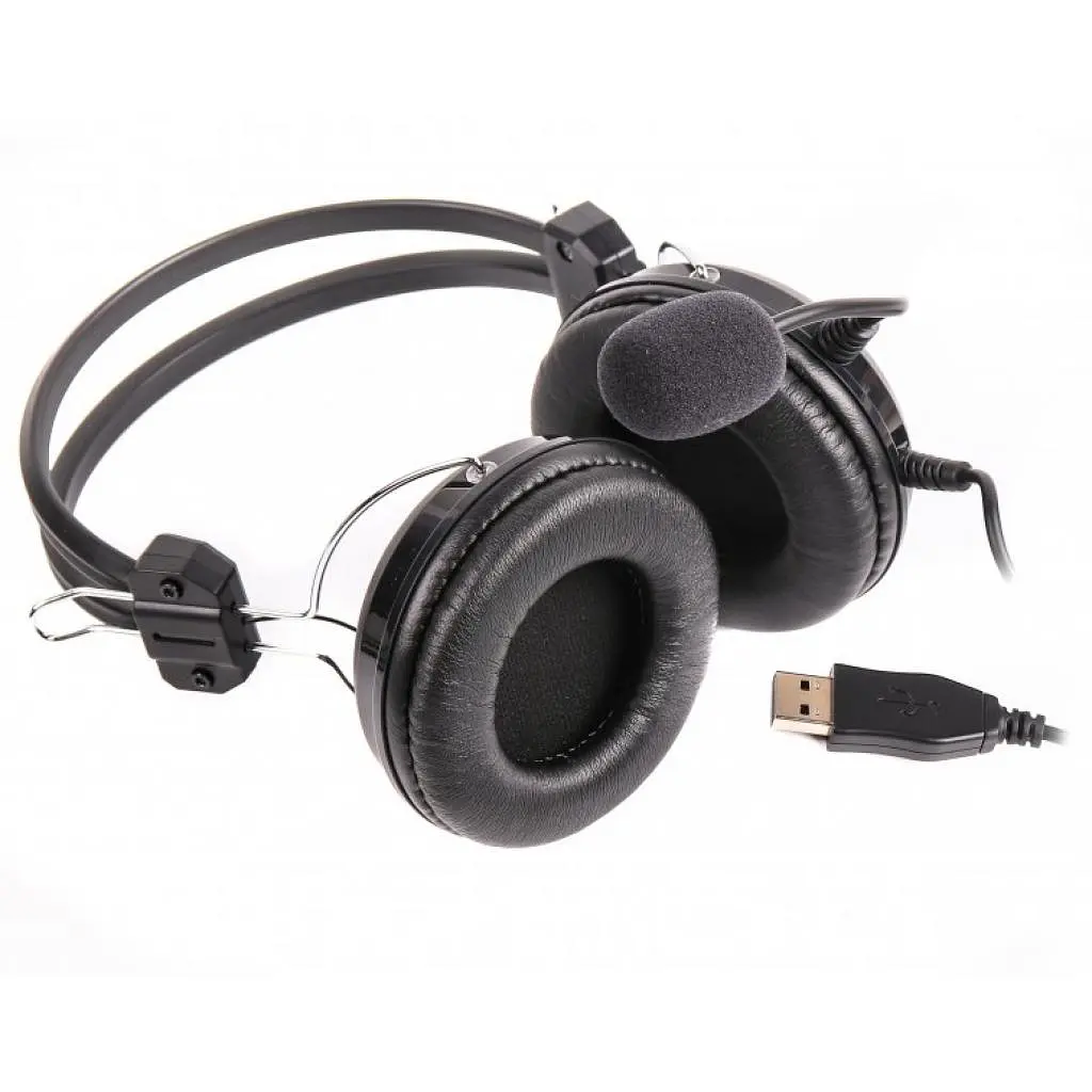 Навушники A4Tech HU-35 Black - фото 2