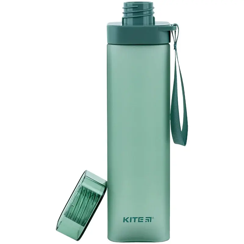 Пляшечка для води Kite квадратна 700 мл зелена (K24-1210-2) - фото 3