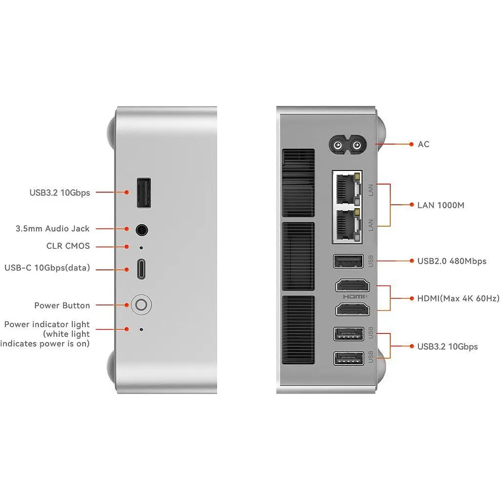 Неттоп Beelink EQi13 Pro 32/500GB [151370] - фото 3