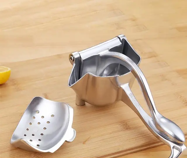 Ручний соковитискач - прес для фруктів та цитрусових Hand Juicer металевий із затискачем - фото 6