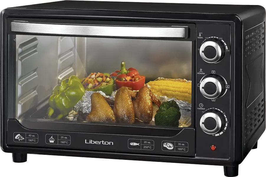 Електродуховка Liberton LEO-480 Black 48 л