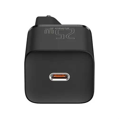 Мережевий зарядний пристрій Baseus Super Si Quick Charger 1C 25W EU чорний CCSP020101 - фото 5