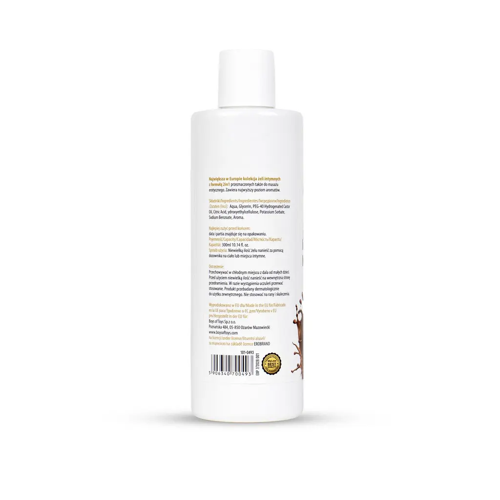Универсальный лубрикант и массажный гель MyLove Aroma Series Intim&Massage Nougat 300 мл - фото 6