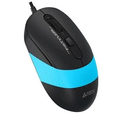 Миша A4Tech Fstyler FM10 USB Black/Blue (FM10 (Blue)) - фото 2