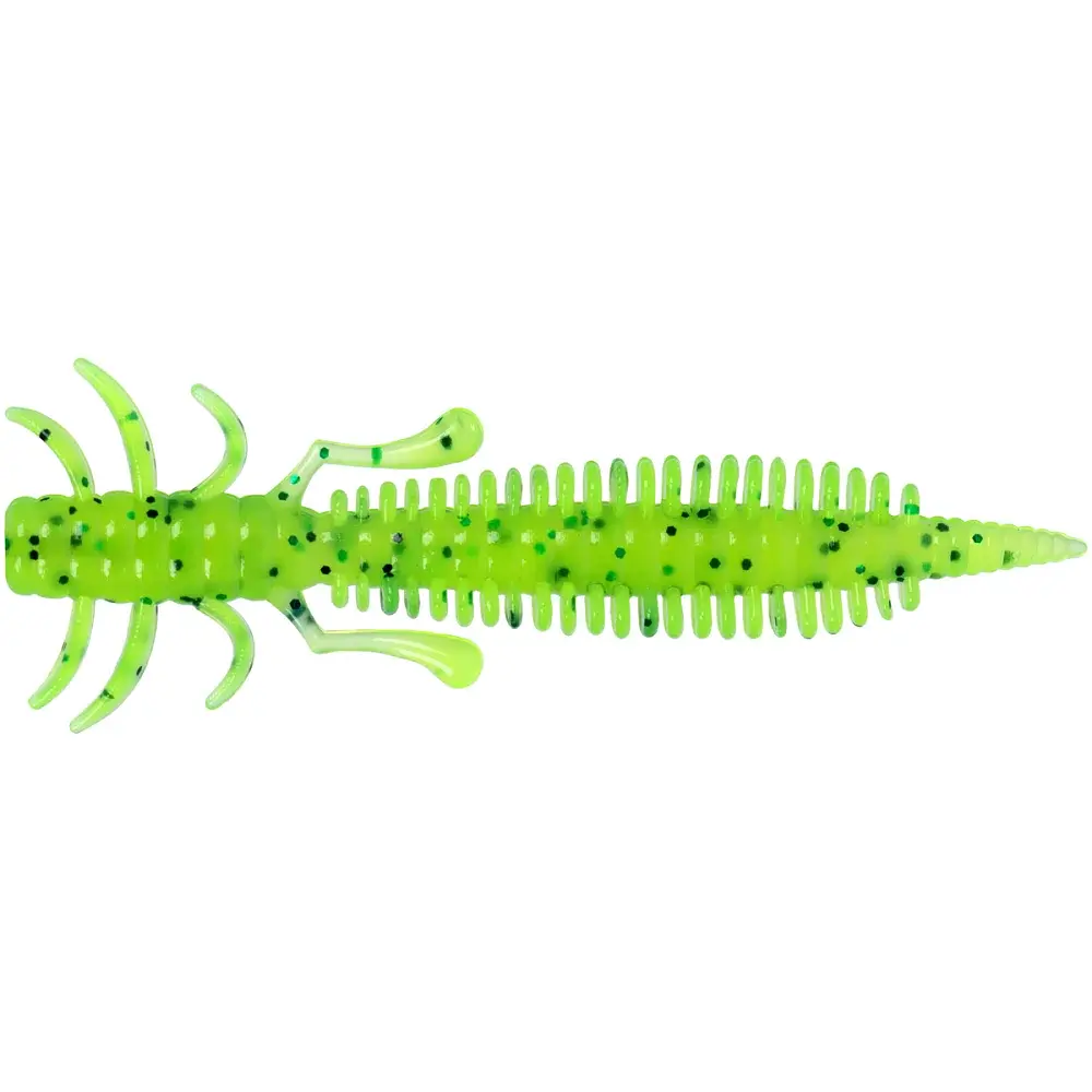 Силікон X-Fish Bug 3" Chartreuse Green & Black Flake (6шт/уп)