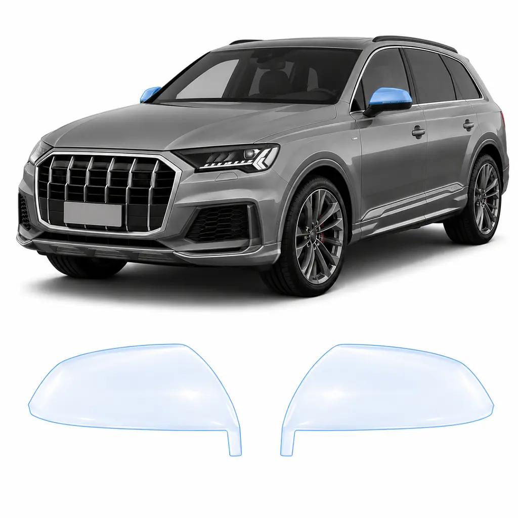 Антигравійна захисна бронеплівка за лекалами для Audi Q7 4M facelift 2020-2024 - дзеркала
