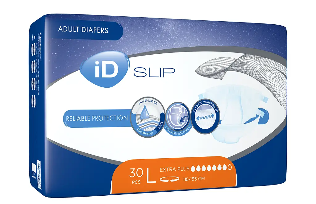 Подгузники для взрослых iD SLIP Extra Plus Large, 30 шт. - фото 2