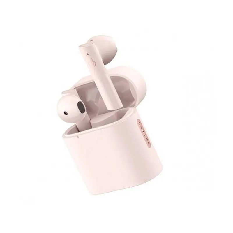 Навушники TWS Haylou MoriPods T33 Pink - фото 2