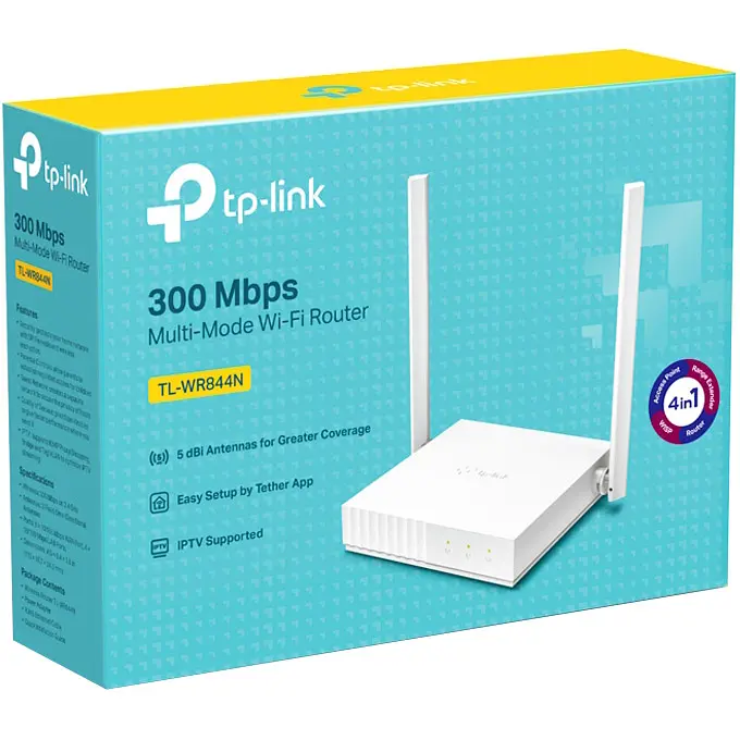 Маршрутизатор TP-Link TL-WR844N 2.4 ГГц - фото 5