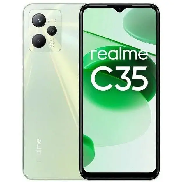 Смартфон Realme C35 4/64Gb Glowing Green без NFC - фото 1