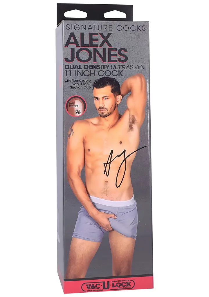 Фалоімітатор Doc Johnson Signature Cocks Alex Jones UltraSkyn - фото 4