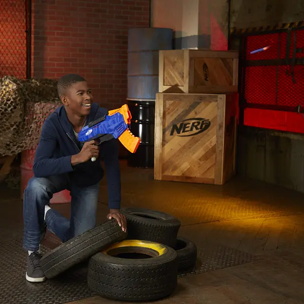 Бластер Hasbro Nerf N-Strike Elite Rukkus ICS 8 (E2654) - фото 9