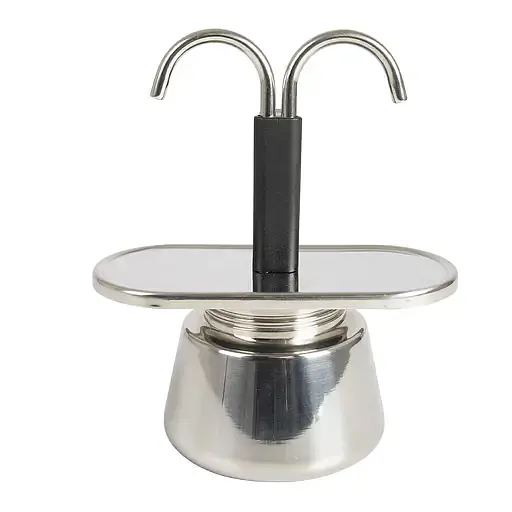 Кавоварка гейзерна Bo-Camp Stainless Steel 2-cups Silver срібляста (2200545) - фото 9