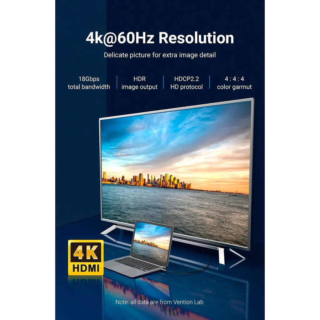 Кабель Vention HDMI to HDMI V2.0 20m Black (ALABQ) [162647] - фото 10