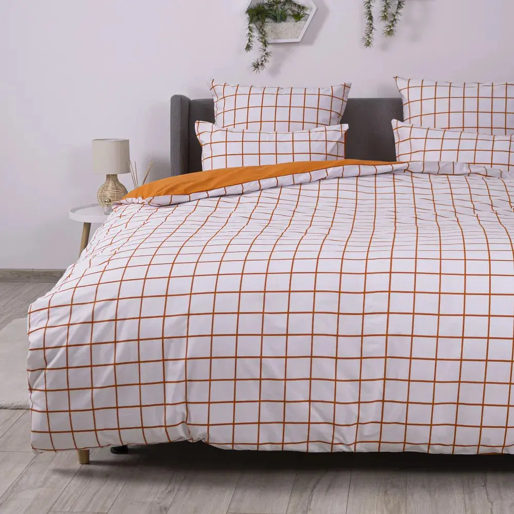 Постільна білизна євро ТЕП Happy Sleep Terracotta Check 2-03796-25232 215х220 см - фото 6