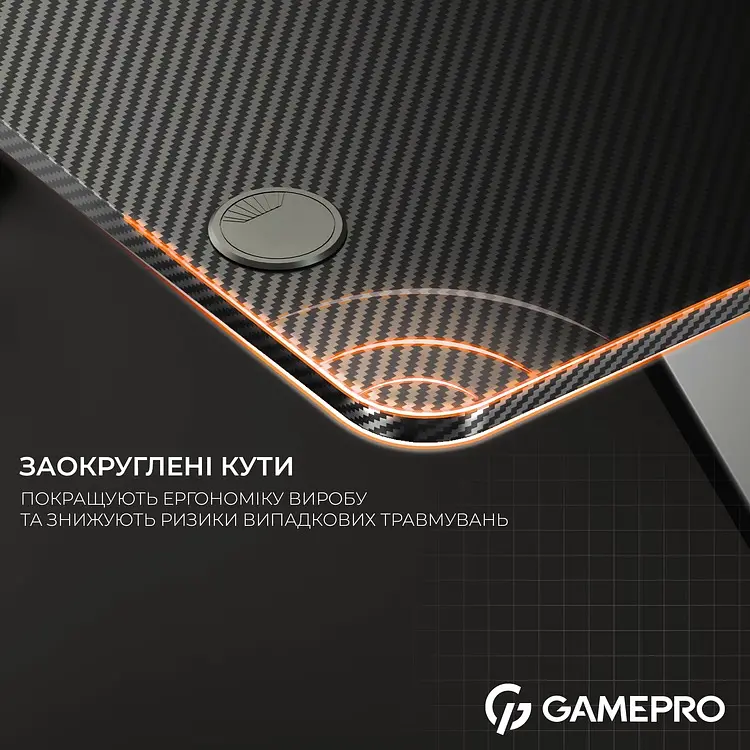 Компьютерный стол GamePro Black (GD012) - фото 10