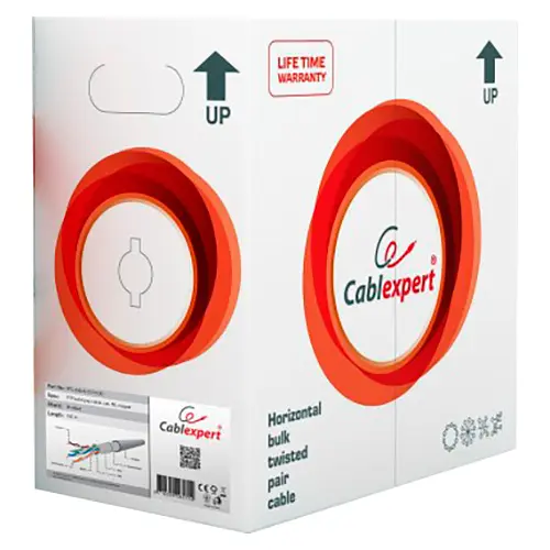 Кабель FTP 5e (бухта, 100м) Cablexpert FPC-5004E-SO/100C - фото 2