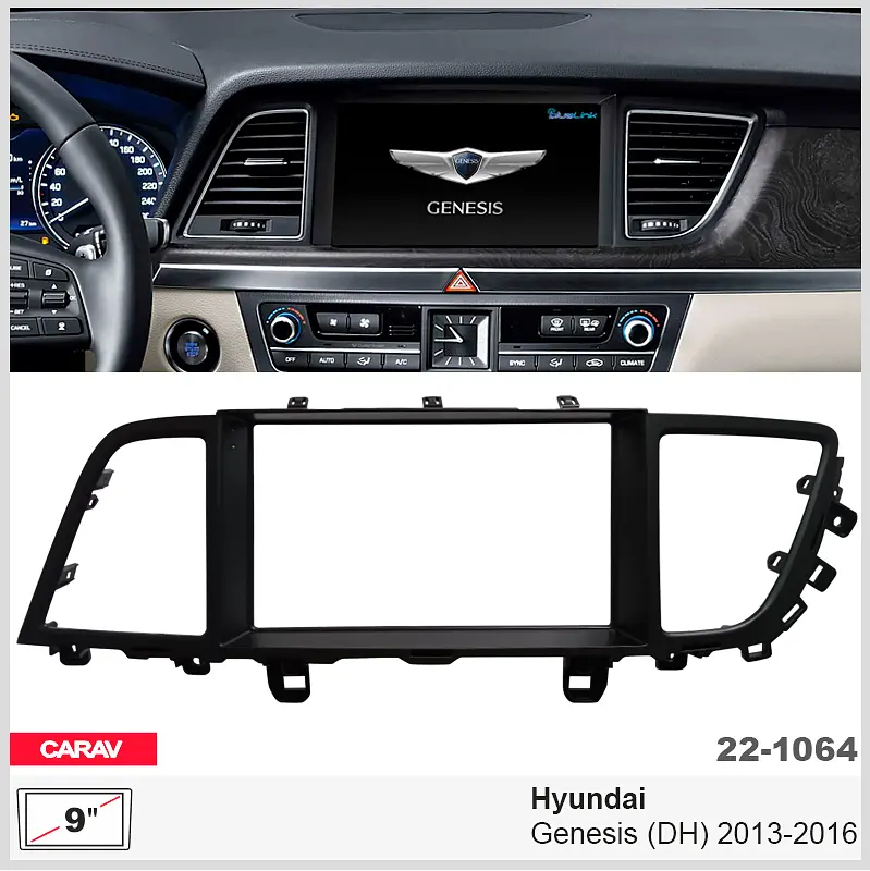 Переходная рамка Hyundai Genesis Carav 22-1064 - фото 2
