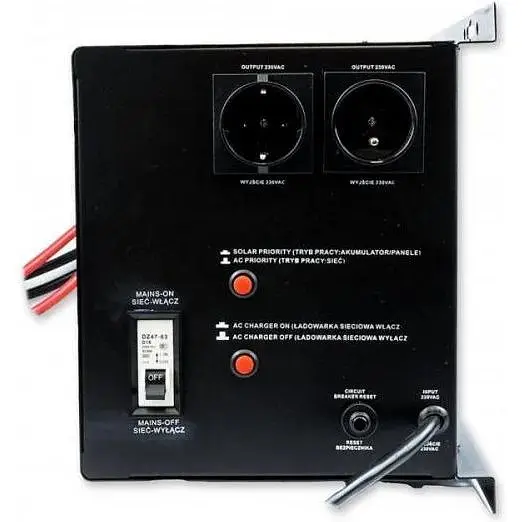 Гібридний ДБЖ/інвертор Volt Polska SINUS PRO 2400 W 12/230V 1600/2400W (3SP240012W) - фото 4