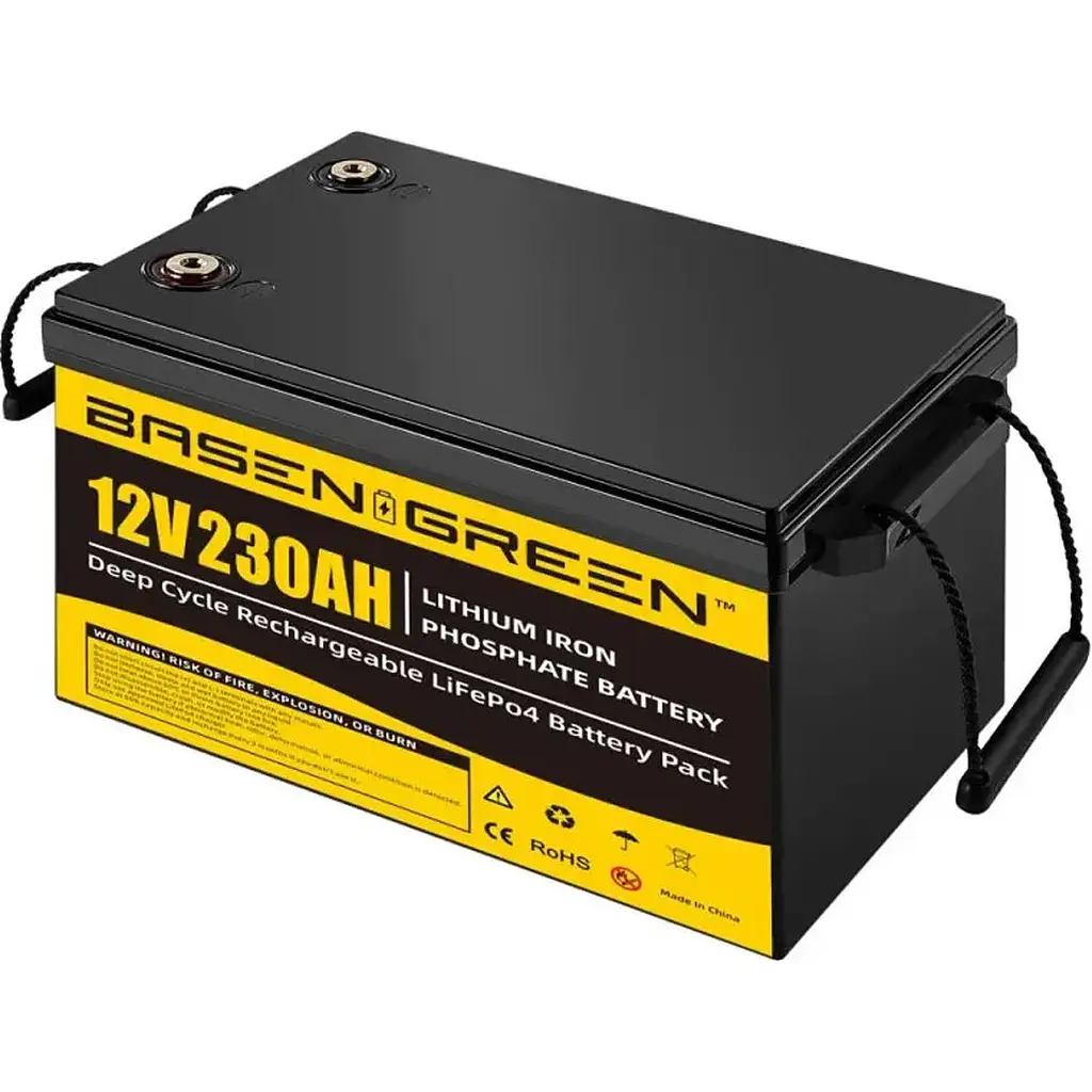 Аккумулятор Basen Green LiFePO4 12V 12.8V/230Ah/2944Wh [BG-12230] [125466] - фото 2