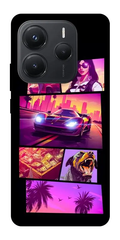 TPU чохол Demsky GTA vibes для Xiaomi Redmi Note 14 5G
