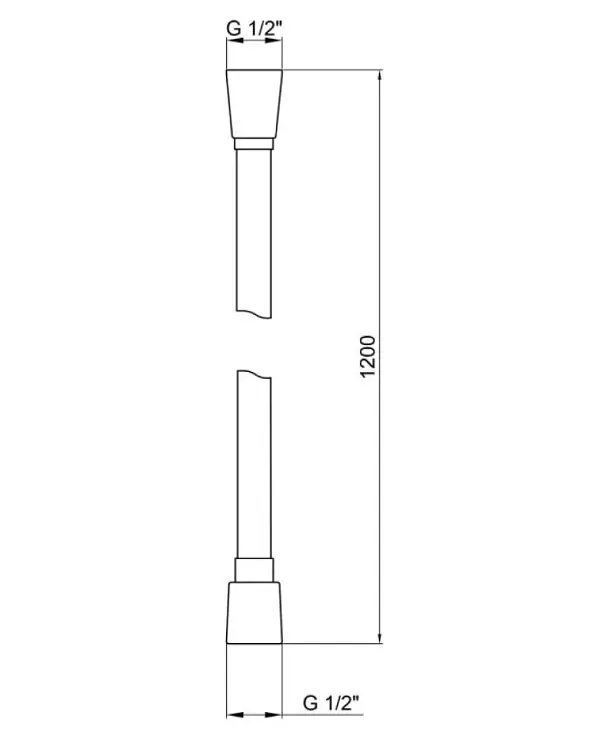 Шланг для душу Kroner KRM - C608 Anti-Twist 120 см (CV029961) - фото 2