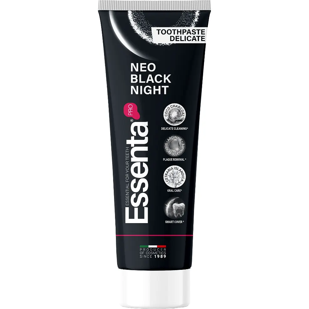Зубна паста Essenta Pro Neo Black Night 75 мл - фото 2