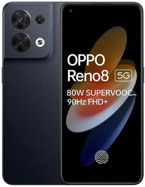Смартфон OPPO Reno 8 5G 8/256Gb Shimmer Black (Global) NFC Refurbished