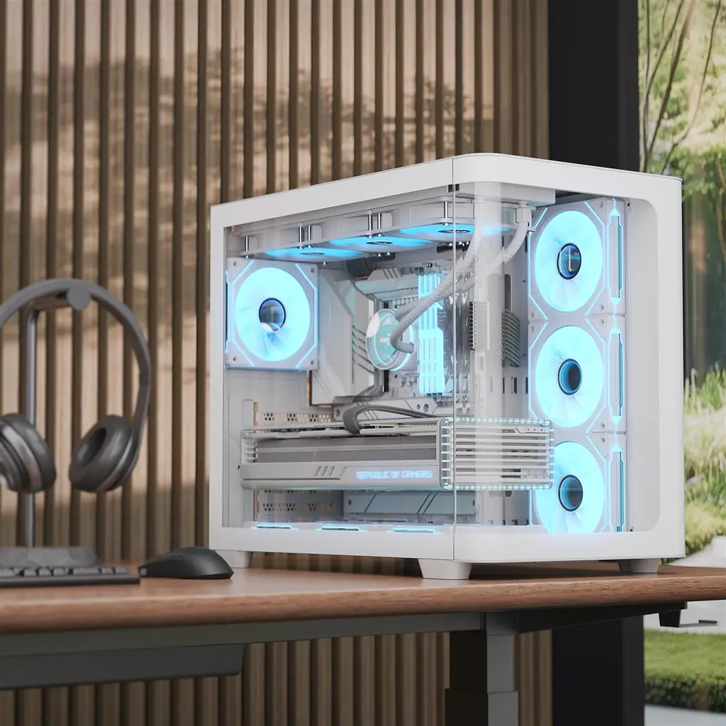 Корпус AeroCool P500C-G-WT-v1 (ACCM-PN01043.21) White без БЖ - фото 6