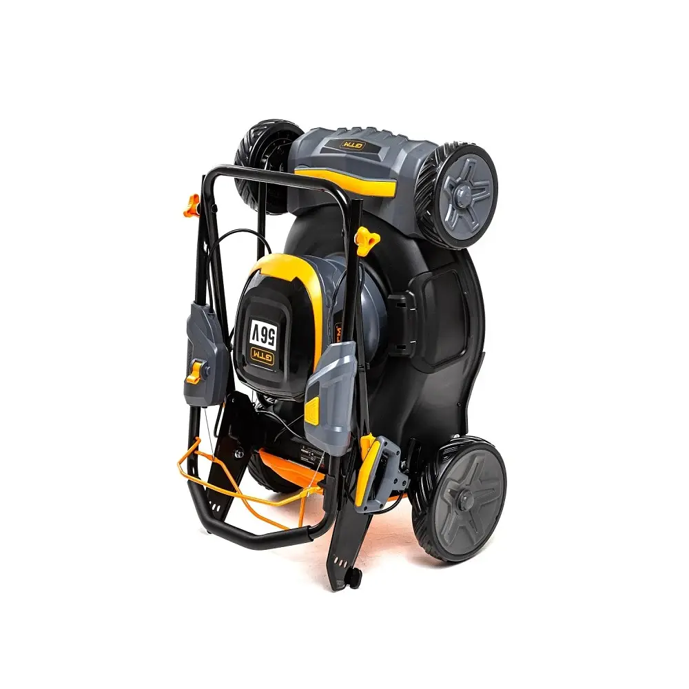Газонокосарка акумуляторна самохідна GTM LM56/480SP-V (48 см, 25-80 мм, 55 л, BL, GTM 56 В, без акумуляторів та зарядного пристрою) - фото 7
