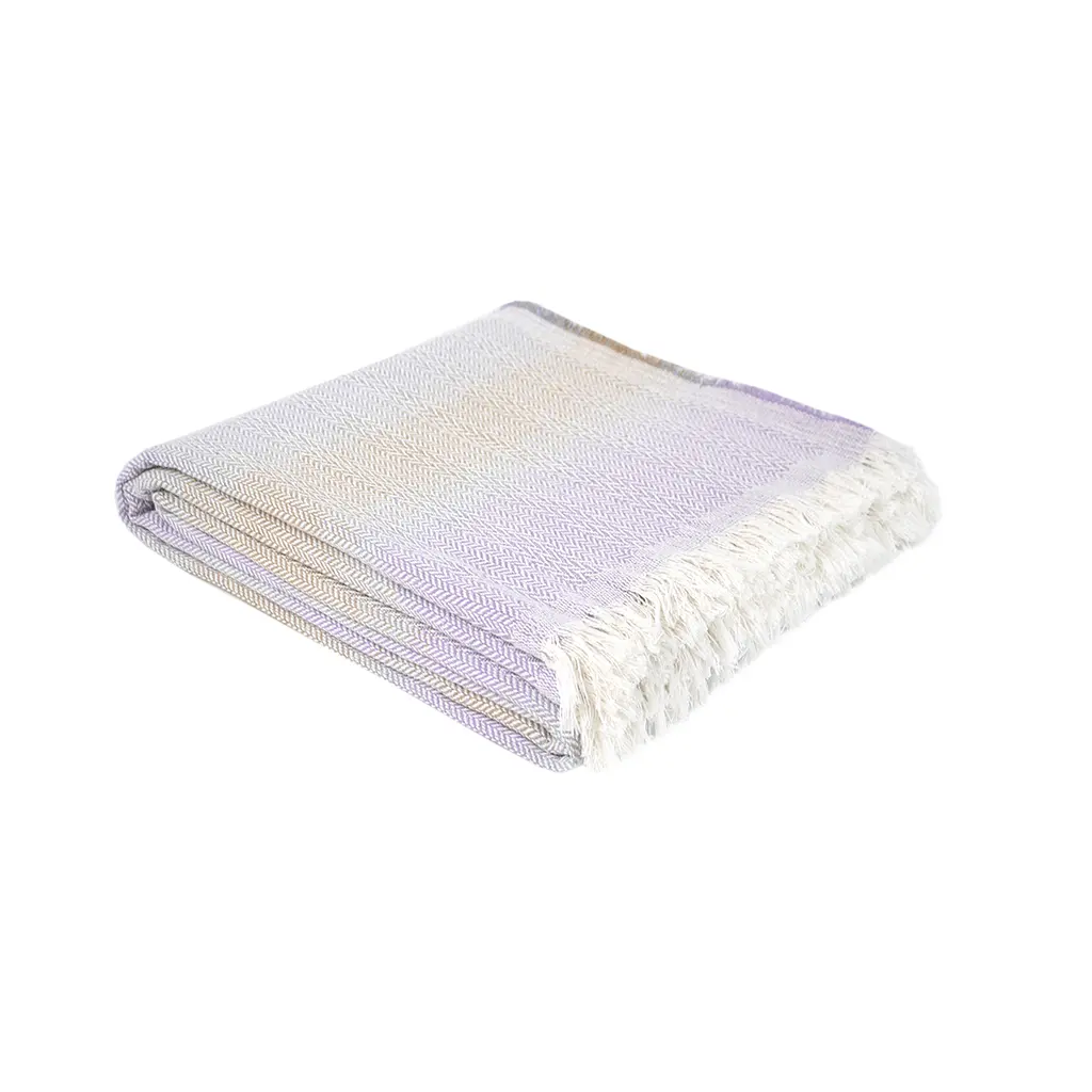 Покрывало Lotus Home - Lagos сиреневый/серый 230x240 - фото 5