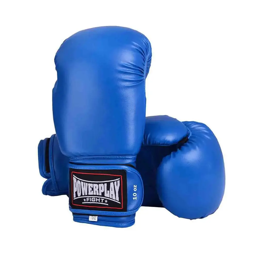 Рукавиці боксерські Power Play PP 3004, Blue - 12 унцій - фото 2
