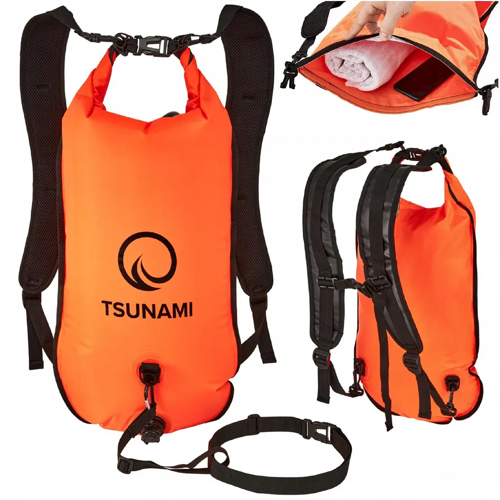 Буй для плавания TSUNAMI Pro надувной 3 в 1 TS009 (P-5907739314048) - фото 6
