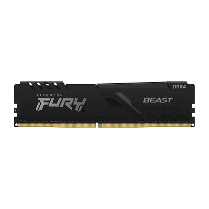 Модуль пам'яті для комп'ютера DDR4 16GB 3200 MHz Fury Beast Black Kingston Fury (ex.HyperX) (KF432C16BB1/16) - фото 2