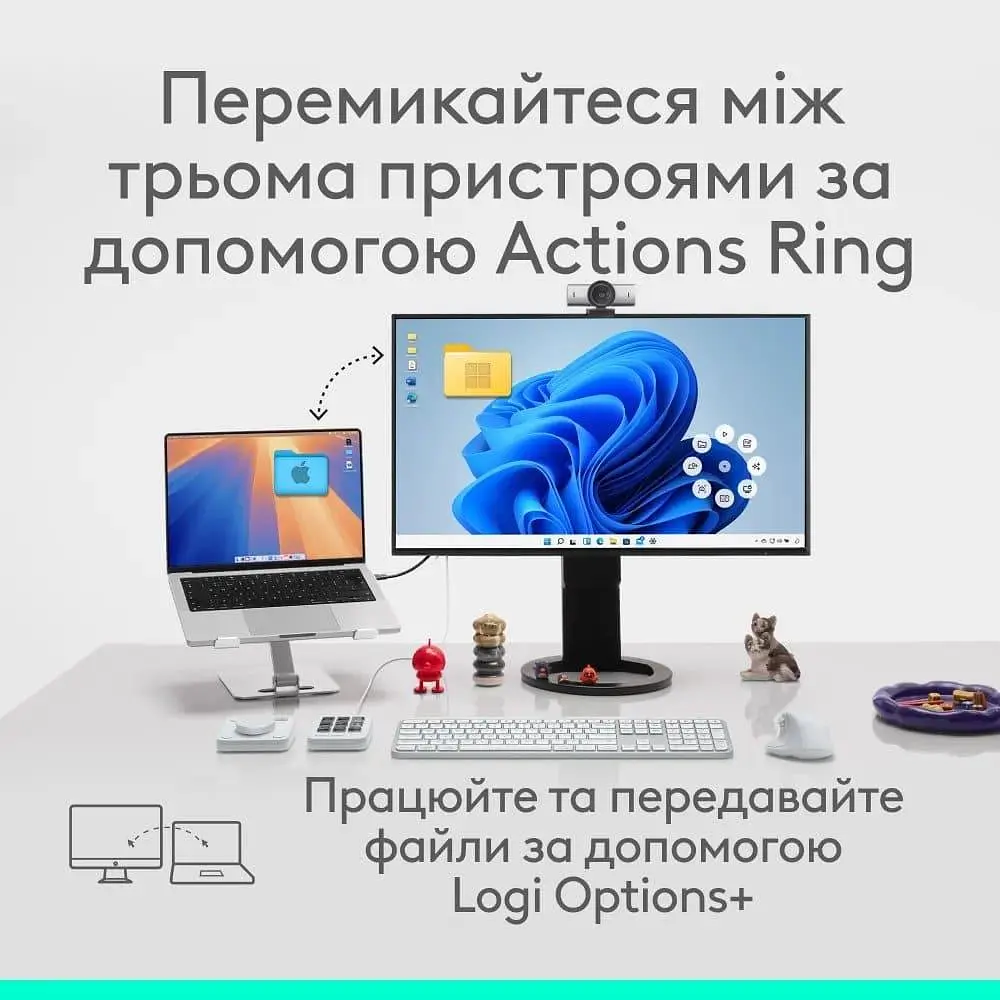 Миша Logitech MX Master 4 Performance Wireless Pale Grey (910-007563) - фото 6
