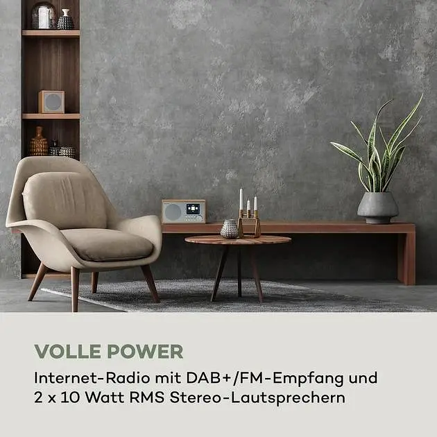 Інтернет-радіо Auna Silver Star Mini Two Internet DAB+/FM (10038348) - фото 4
