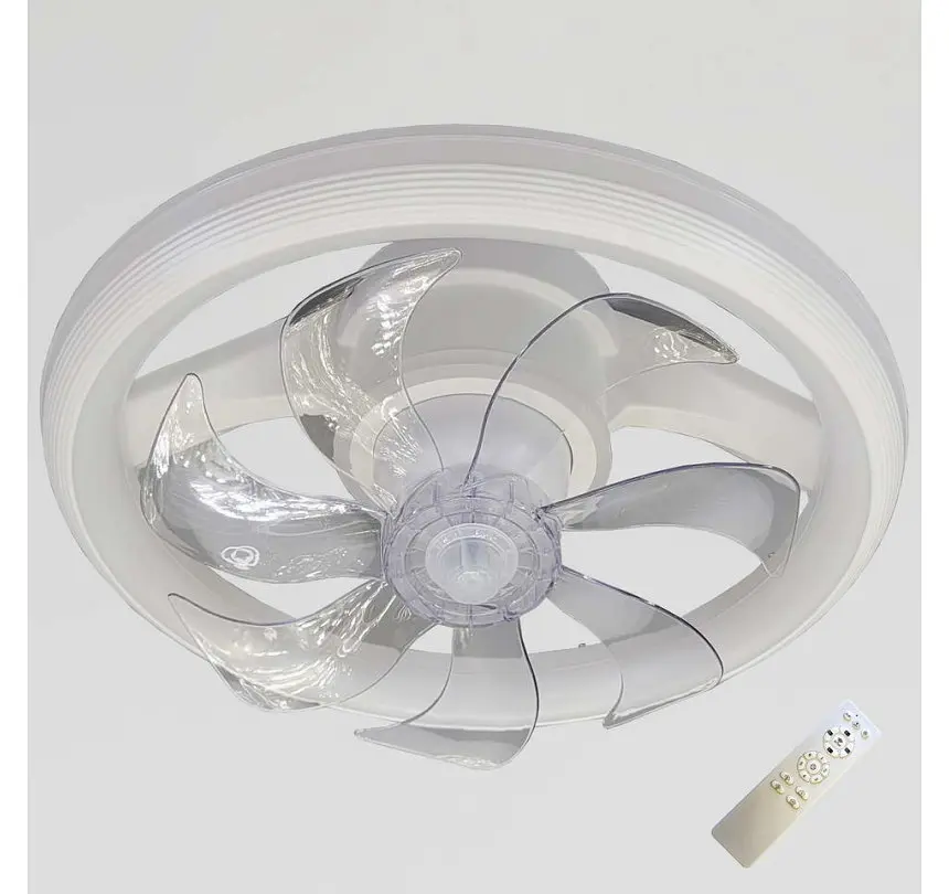 Стельова LED-люстра-вентилятор Artlight FS307WH, біла, 76 Вт, від 10-18 м² - фото 3