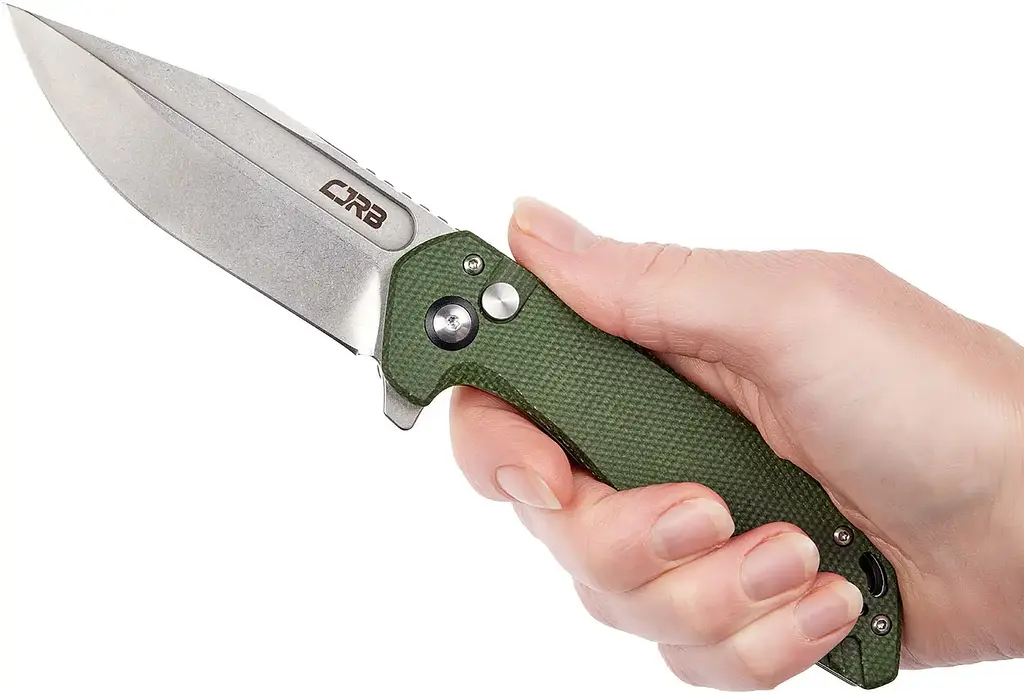 Ніж CJRB Riff SW, AR-RPM9 Steel, Micarta зелений - фото 3