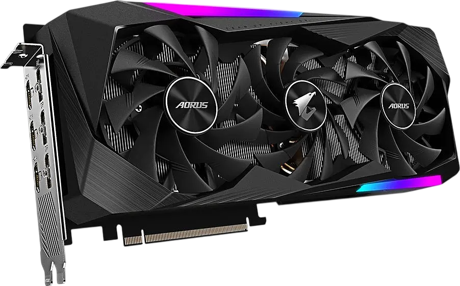 Видеокарта GeForce RTX 3070 8GB Gigabyte Aorus Master (GV-N3070AORUS M-8GD) Б/У - фото 2